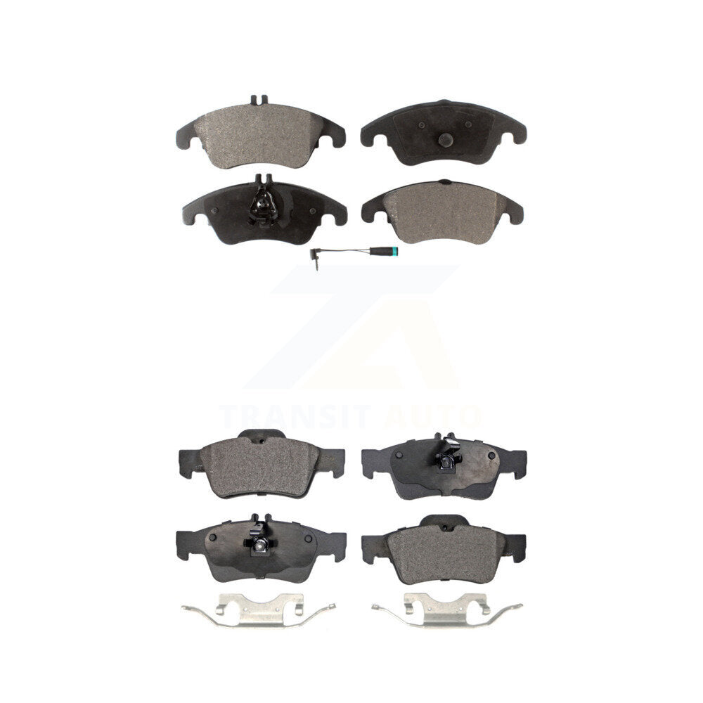 Semi-Metallic Brake Pads Front Rear Kit For Mercedes-Benz E350 E400 E250 CLS400