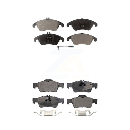 Semi-Metallic Brake Pads Front Rear Kit For Mercedes-Benz E350 E400 E250 CLS400