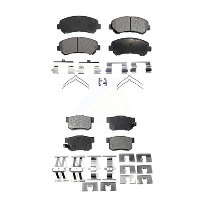 Semi-Metallic Brake Pads Front Rear Kit For 2010-2013 Suzuki Kizashi