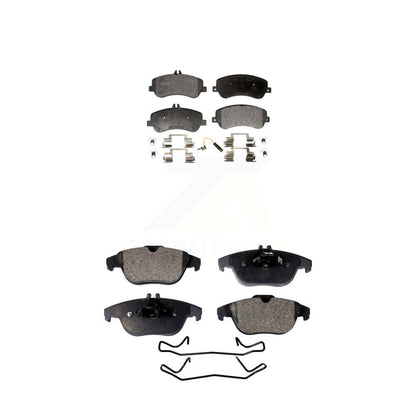 Semi-Metallic Brake Pads Front Rear Kit For Mercedes-Benz GLK350 GLK250