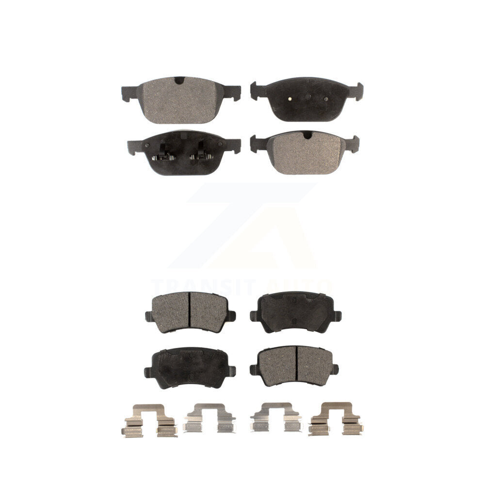 Semi-Metallic Brake Pads Front Rear Kit For Volvo XC60