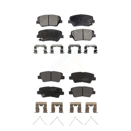 Semi-Metallic Brake Pad Front Rear Kit For Kia Rondo With Electric Parking