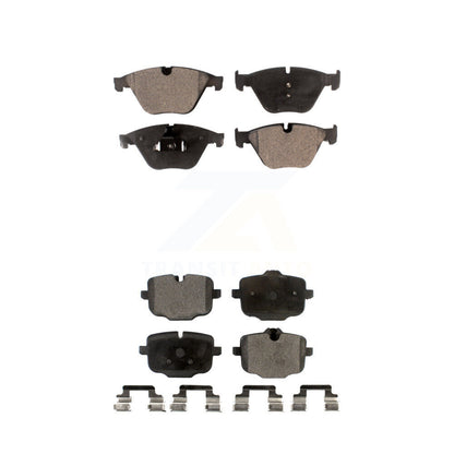 Semi-Metallic Brake Pads Front Rear Kit For BMW 640i xDrive Gran Coupe 535i
