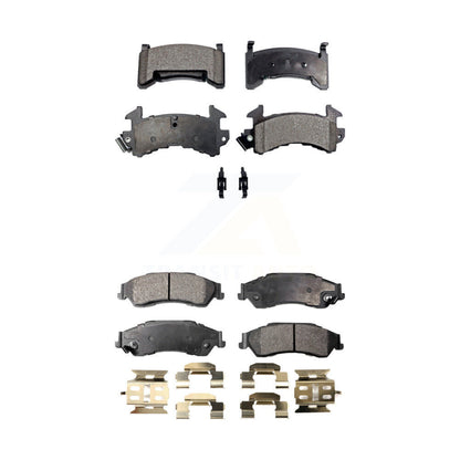 Semi-Metallic Brake Pad Front Rear Kit For Chevrolet S10 GMC Sonoma Blazer Jimmy