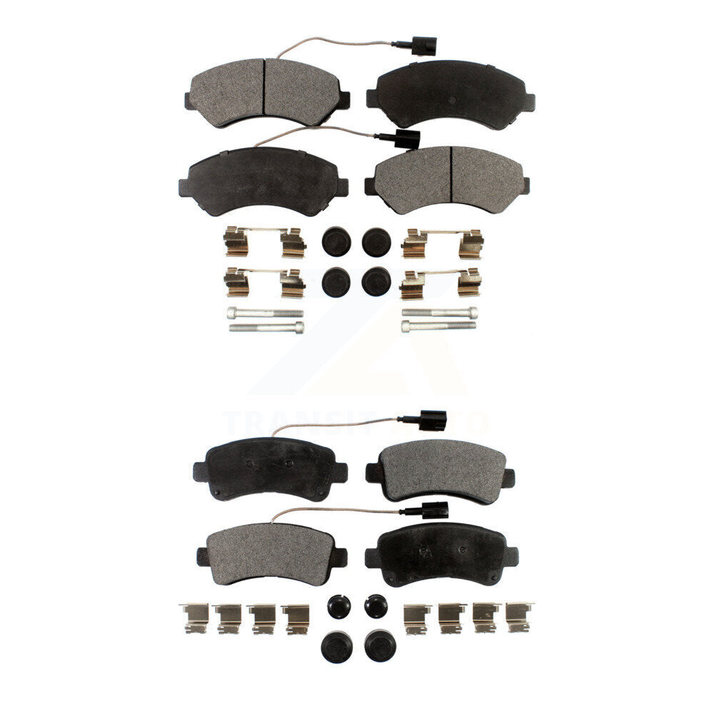 Semi-Metallic Brake Pads Front Rear Kit For Ram ProMaster 2500 3500 1500