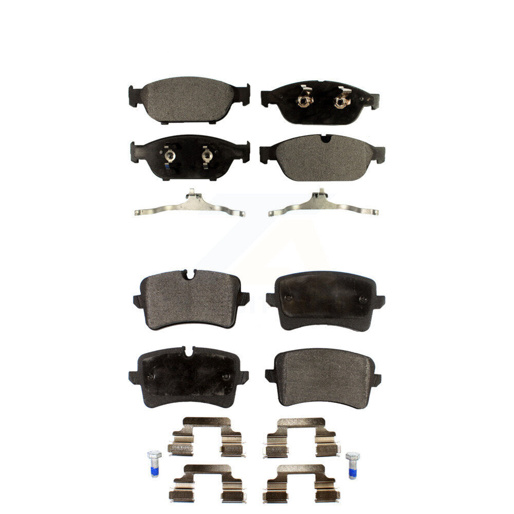 Semi-Metallic Brake Pads Front Rear Kit For Audi A6 Quattro A7 A8