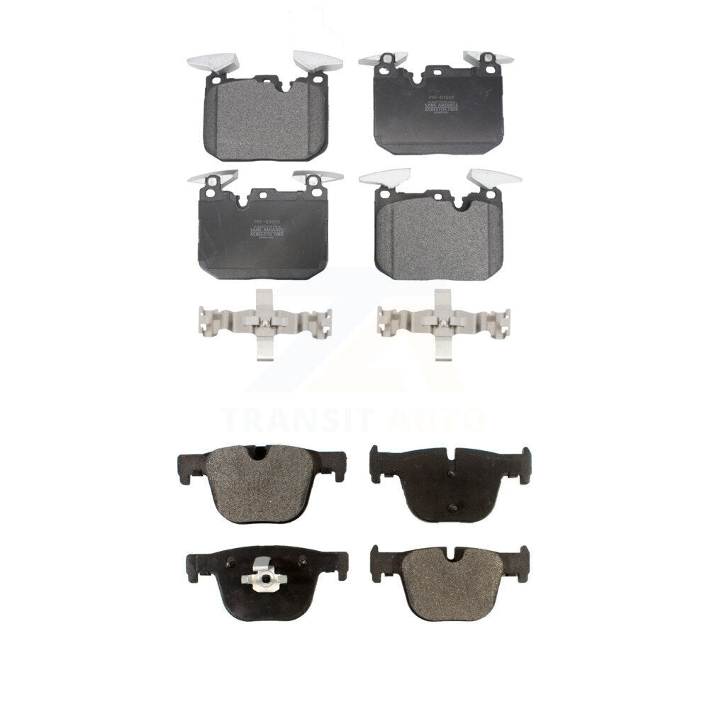 Semi-Metallic Brake Pads Front Rear Kit For BMW 340i xDrive 435i 440i Gran Coupe
