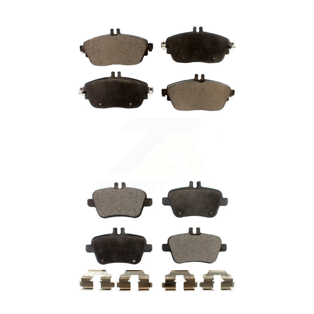 Semi-Metallic Brake Pad Front Rear Kit For Mercedes-Benz GLA250 CLA250 B250 QX30