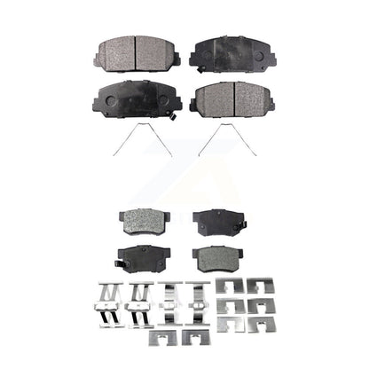 Semi-Metallic Brake Pads Front Rear Kit For 2016-2022 Acura ILX