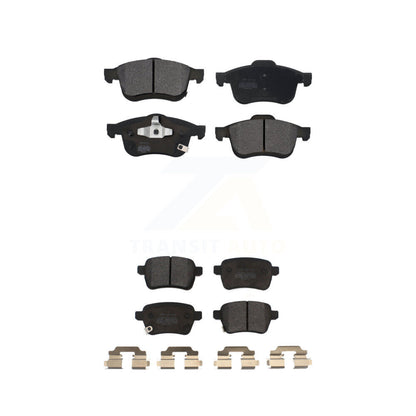 Semi-Metallic Brake Pads Front Rear Kit For 2014-2020 Fiat 500L