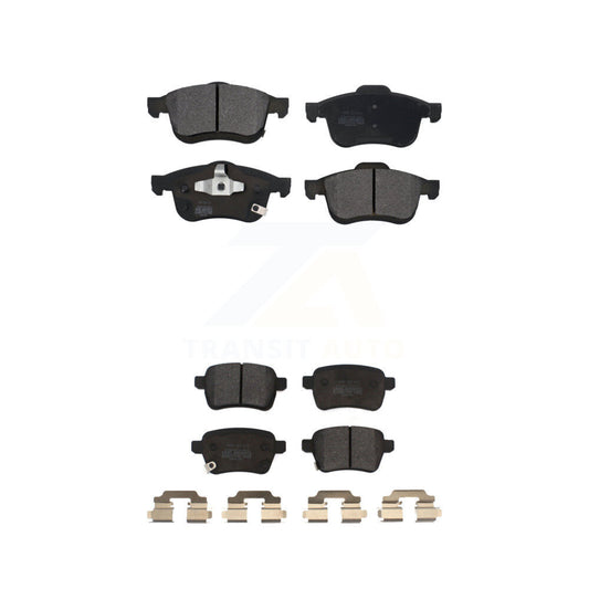 Semi-Metallic Brake Pads Front Rear Kit For 2014-2020 Fiat 500L