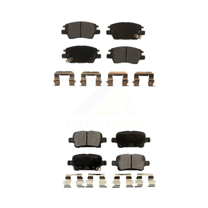 Semi-Metallic Brake Pads Front Rear Kit For Chevrolet Cruze Bolt EV Volt EUV