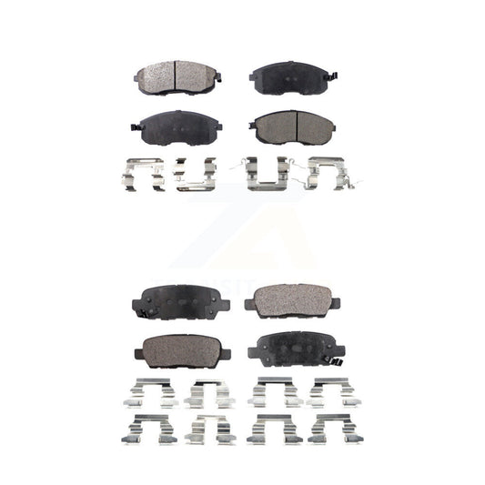 Semi-Metallic Brake Pads Front Rear Kit For Nissan Sentra Altima Juke 350Z G35