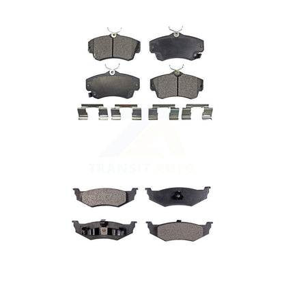 Semi-Metallic Brake Pads Front Rear Kit For Chrysler PT Cruiser Dodge Neon