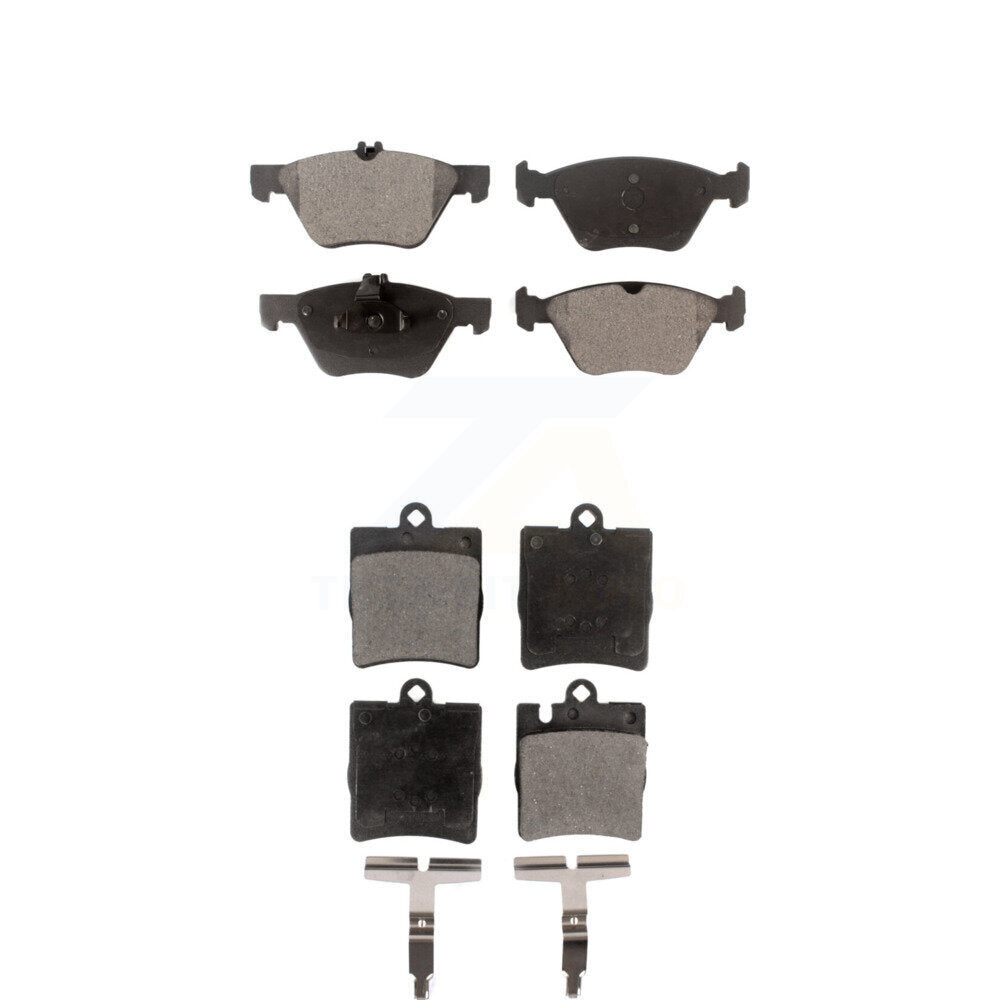 Semi-Metallic Brake Pad Front Rear Kit For Mercedes-Benz E320 CLK320 CLK430 E430