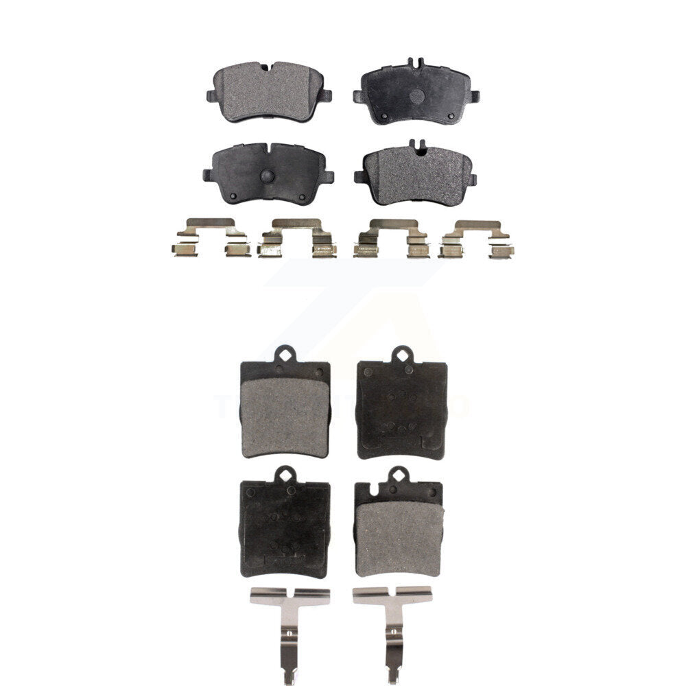 Semi-Metallic Brake Pad Front Rear Kit For Mercedes-Benz C280 C240 CLK350 CLK320