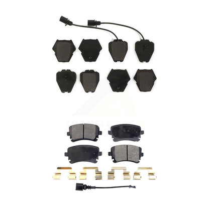 Semi-Metallic Brake Pads Front Rear Kit For Audi RS6
