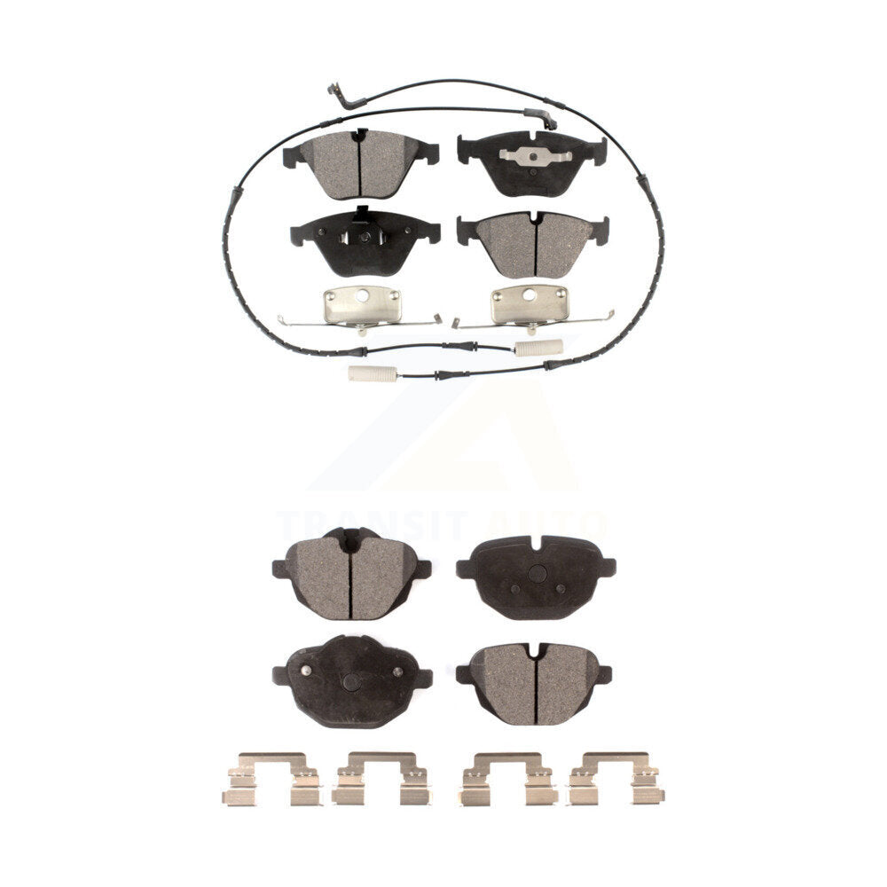 Semi-Metallic Brake Pads Front Rear Kit For BMW Z4