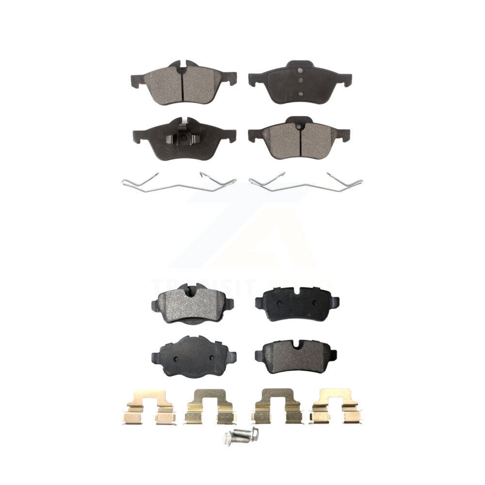 Semi-Metallic Brake Pads Front Rear Kit For Mini Cooper