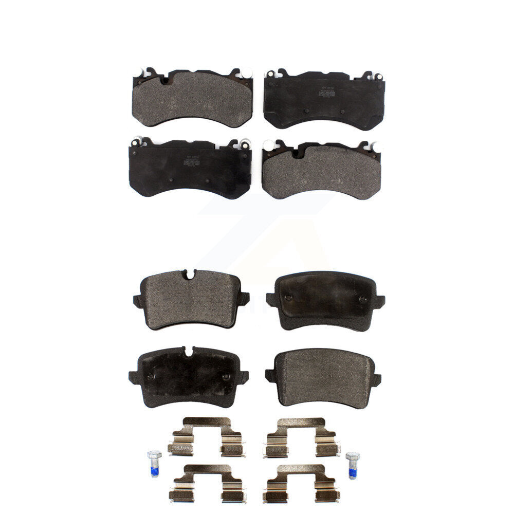 Semi-Metallic Brake Pads Front Rear Kit For Audi RS7 With Cast Iron Disc