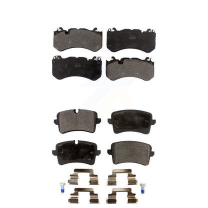 Semi-Metallic Brake Pads Front Rear Kit For Audi RS7 With Cast Iron Disc
