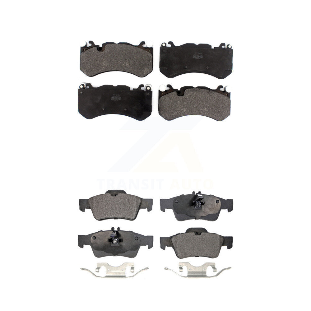 Semi-Metallic Brake Pads Front Rear Kit For Mercedes-Benz SL63 AMG E63 SL65