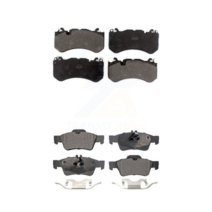 Semi-Metallic Brake Pads Front Rear Kit For Mercedes-Benz SL63 AMG E63 SL65