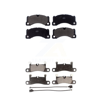 Semi-Metallic Brake Pads Front Rear Kit For Volkswagen Touareg Porsche Cayenne