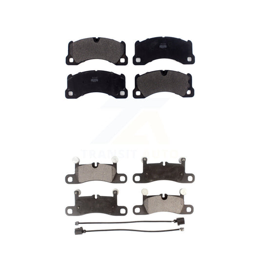 Semi-Metallic Brake Pads Front Rear Kit For Volkswagen Touareg Porsche Cayenne