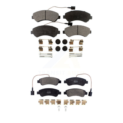 Semi-Metallic Brake Pads Front Rear Kit For Ram ProMaster 2500 3500 1500