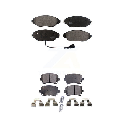 Semi-Metallic Brake Pads Front Rear Kit For Volkswagen GTI CC