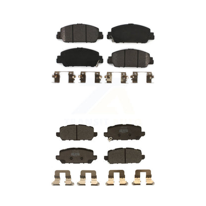 Semi-Metallic Brake Pads Front Rear Kit For 2016-2022 Honda HR-V