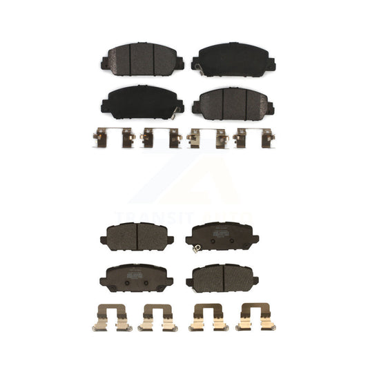 Semi-Metallic Brake Pads Front Rear Kit For 2016-2022 Honda HR-V