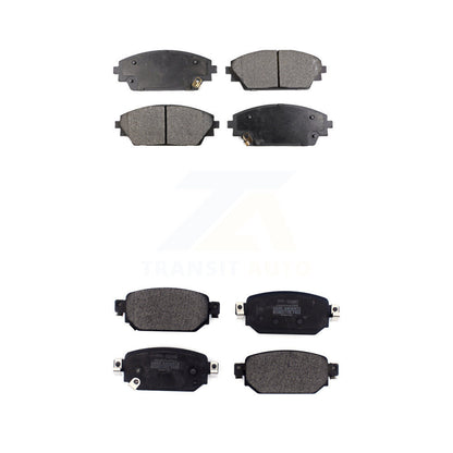 Semi-Metallic Brake Pads Front Rear Kit For 2019-2022 Mazda CX-3