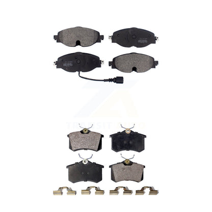 Semi-Metallic Brake Pads Front Rear Kit For Volkswagen Golf SportWagen