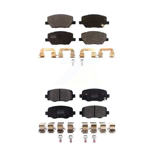 Semi-Metallic Brake Pads Front Rear Kit For Jeep Renegade Dodge Hornet Fiat 500X