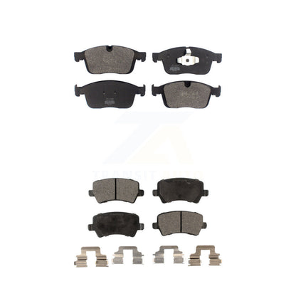 Semi-Metallic Brake Pads Front Rear Kit For Volvo XC60