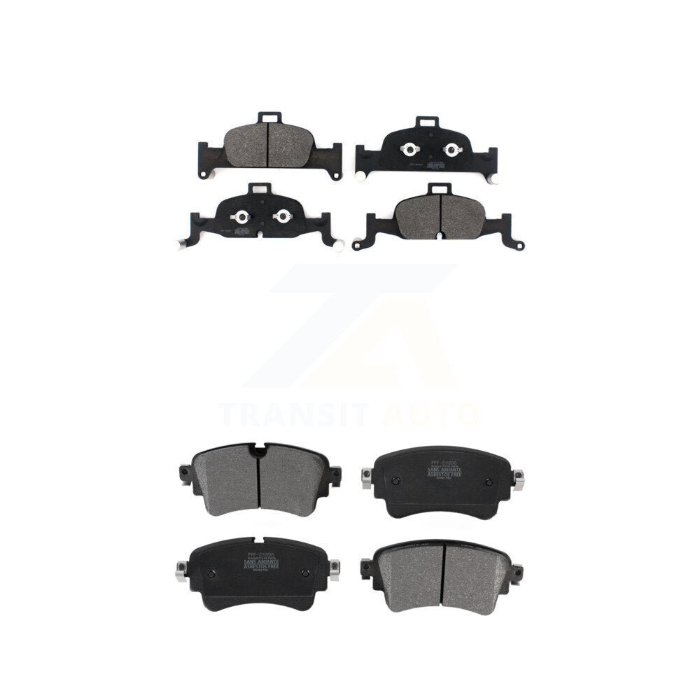 Semi-Metallic Brake Pads Front Rear Kit For Audi Q5 A4 Quattro A5 Sportback A6