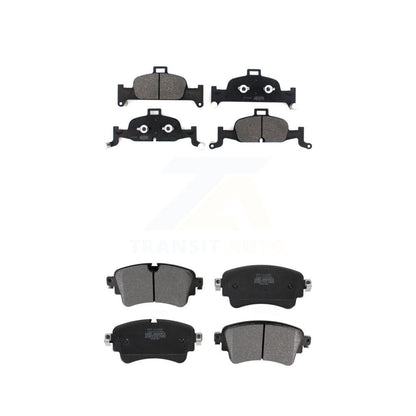 Semi-Metallic Brake Pads Front Rear Kit For Audi Q5 A4 Quattro A5 Sportback A6