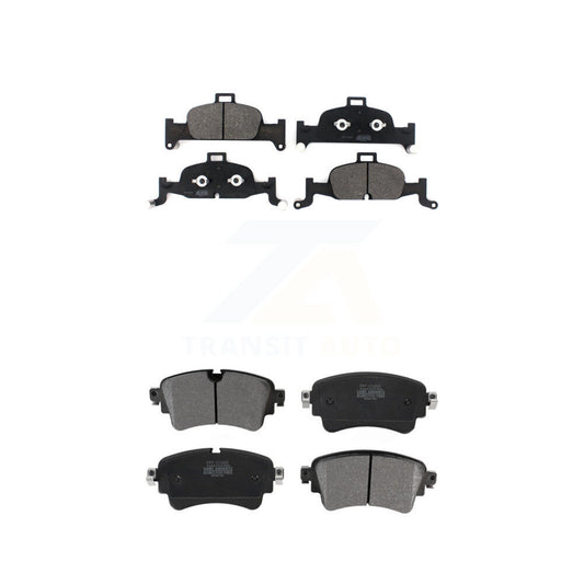 Semi-Metallic Brake Pads Front Rear Kit For Audi Q5 A4 Quattro A5 Sportback A6