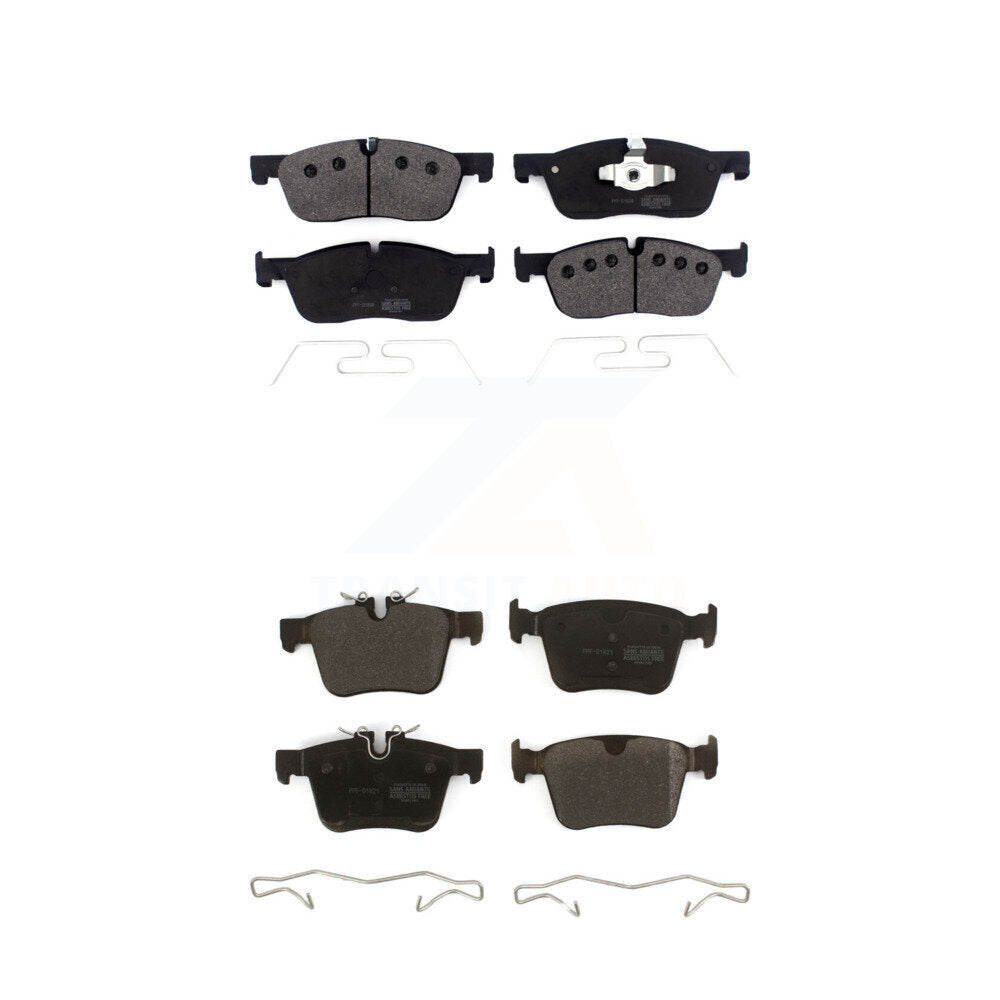 Semi-Metallic Brake Pad Front Rear Kit For Land Rover Jaguar F-Pace Discovery XE