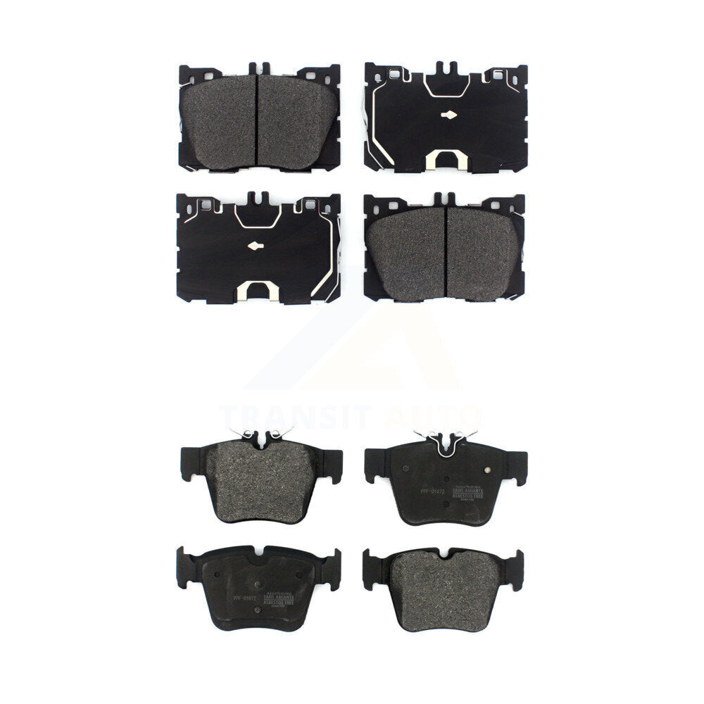 Semi-Metallic Brake Pads Front Rear Kit For Mercedes-Benz GLC300 C43 AMG GLC43