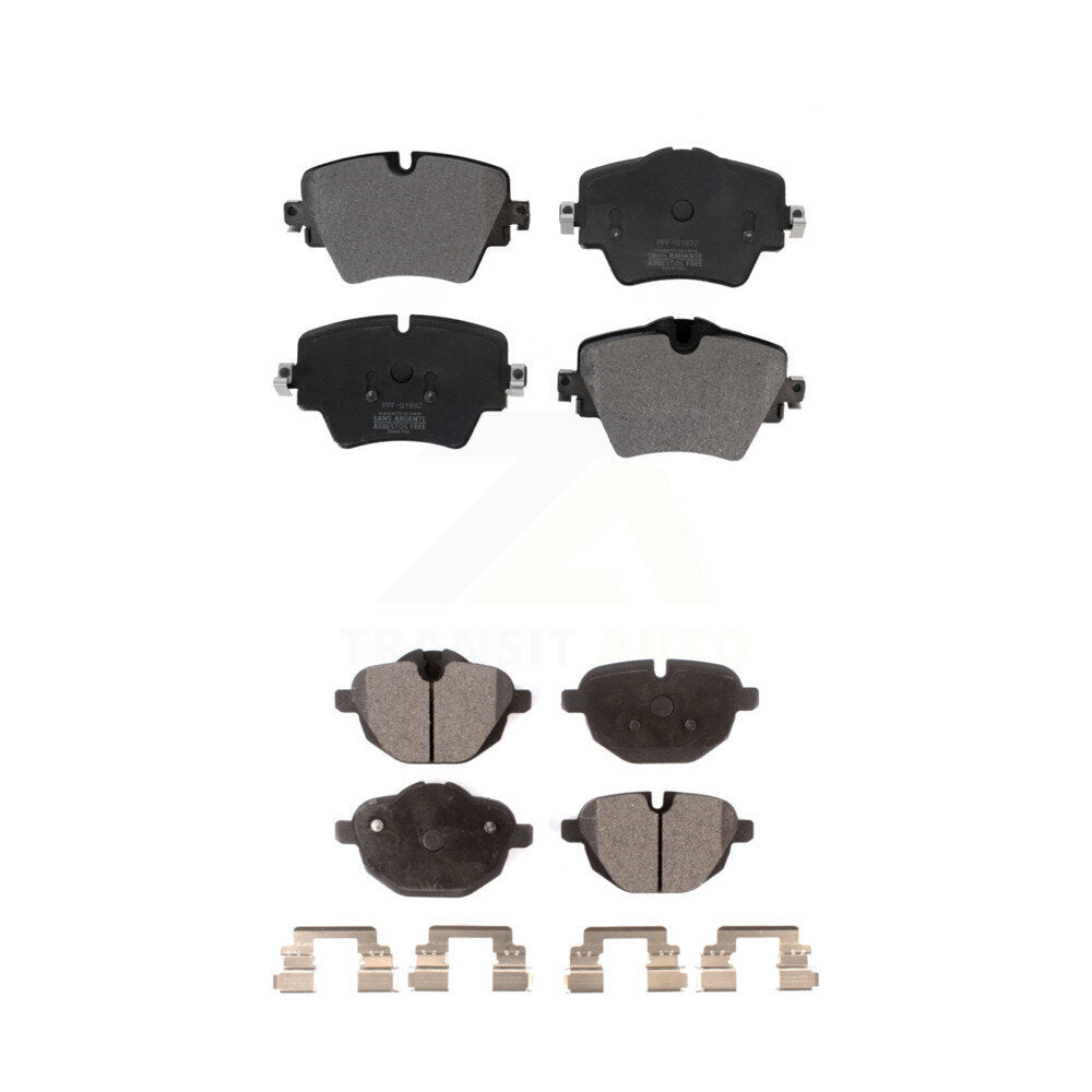 Semi-Metallic Brake Pads Front Rear Kit For BMW X3 X4