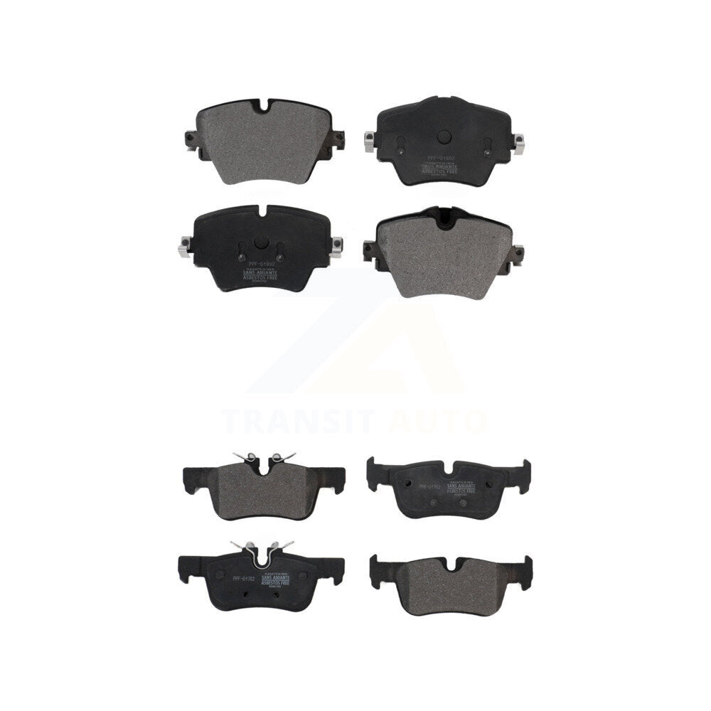 Semi-Metallic Brake Pad Front Rear Kit For BMW X1 Mini Cooper Countryman X2 228i