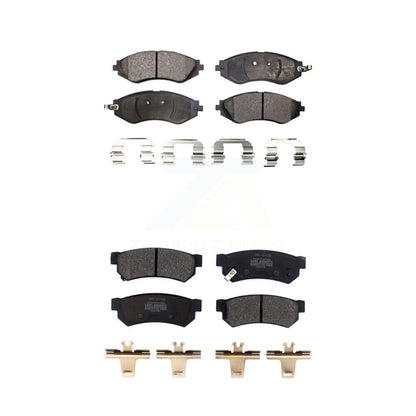 Semi-Metallic Brake Pads Front Rear Kit For Chevrolet Spark EV