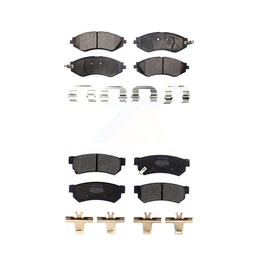 Semi-Metallic Brake Pads Front Rear Kit For Chevrolet Spark EV