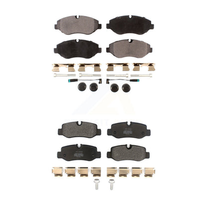 Semi-Metallic Brake Pads Front Rear Kit For Mercedes-Benz Metris