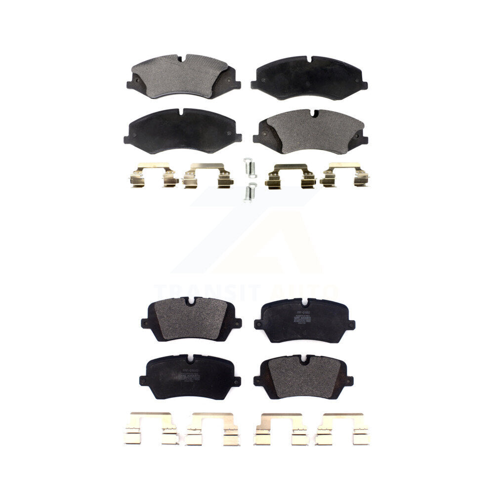 Semi-Metallic Brake Pads Front Rear Kit For Land Rover Range Sport Discovery