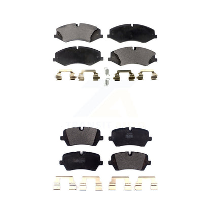 Semi-Metallic Brake Pads Front Rear Kit For Land Rover Range Sport Discovery