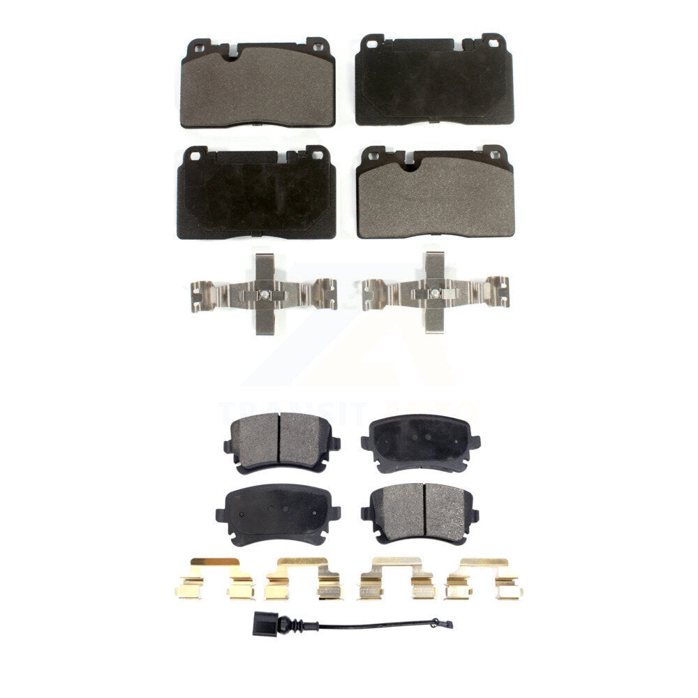 Semi-Metallic Brake Pads Front Rear Kit For 2016 Audi Q5 FLEX engine